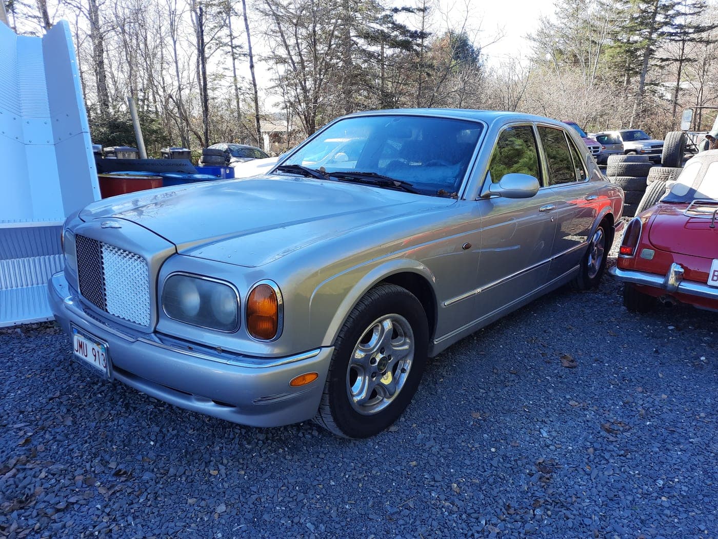 A Bentley in for service at MacNeil’s AutoHaus